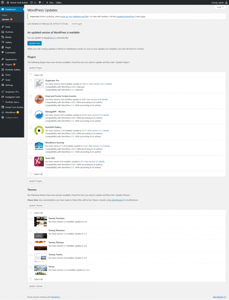 Wp Admin