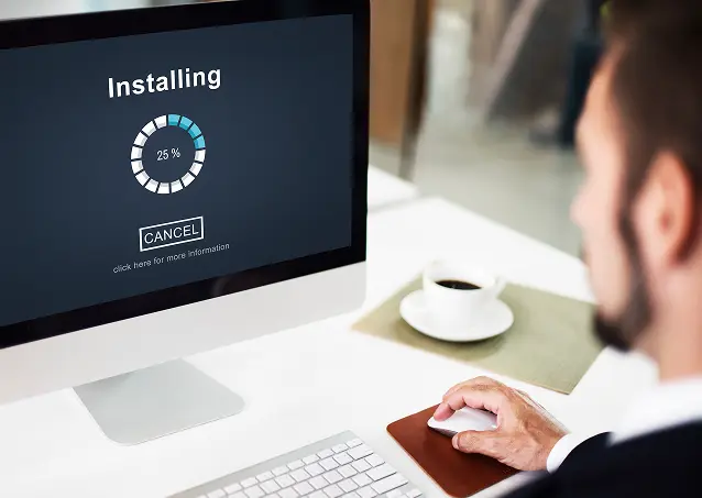 Website installation and maintenance process